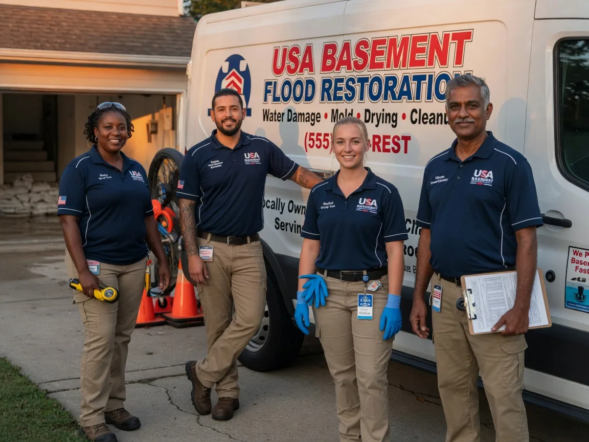 Basement Flood Cleanup company in Montfort, WI