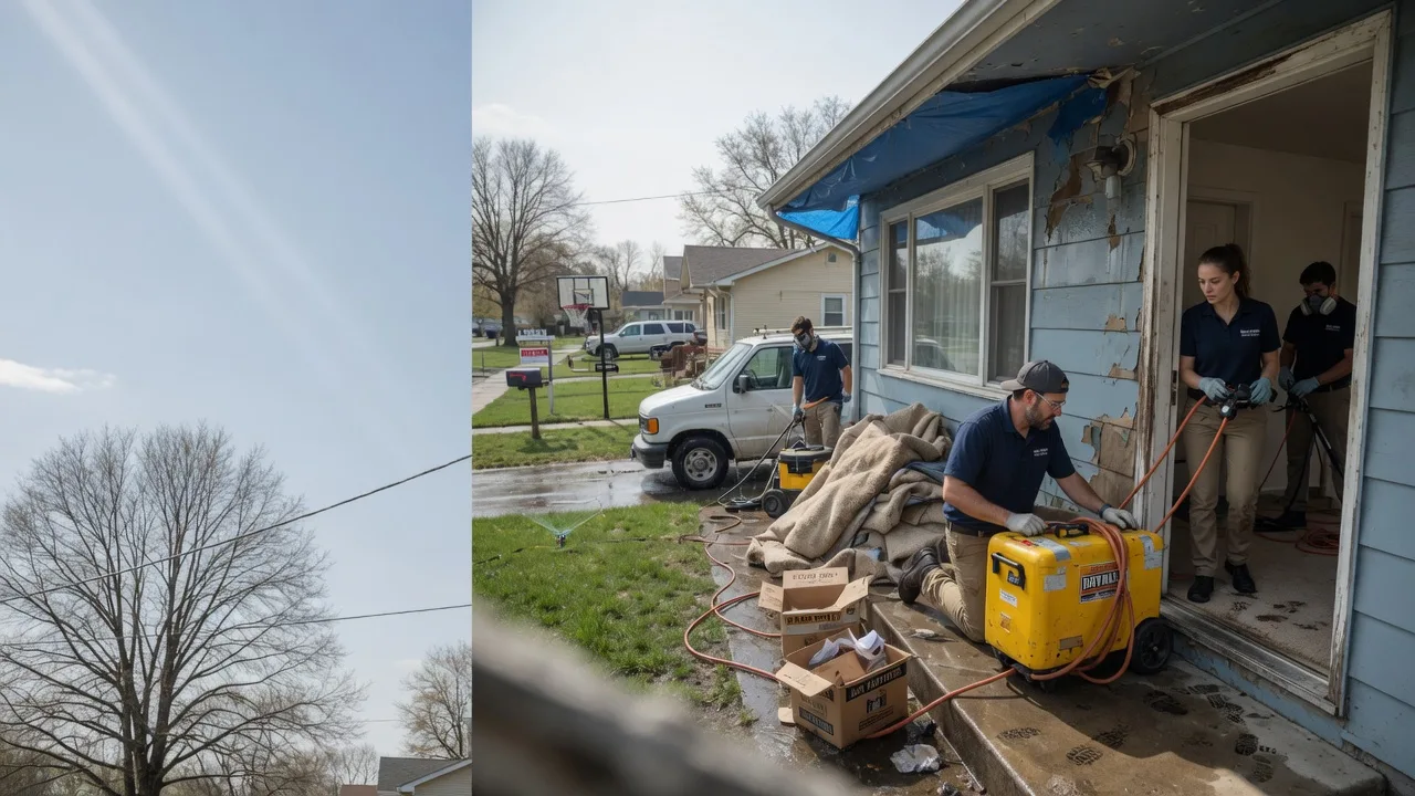 Basement Flood Cleanup in Montfort, WI near me